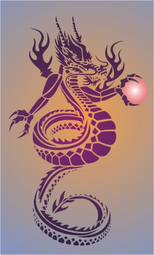 dragon with Pearl